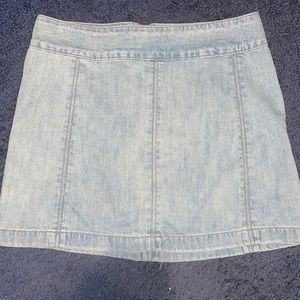 Free people Jean mini skirt